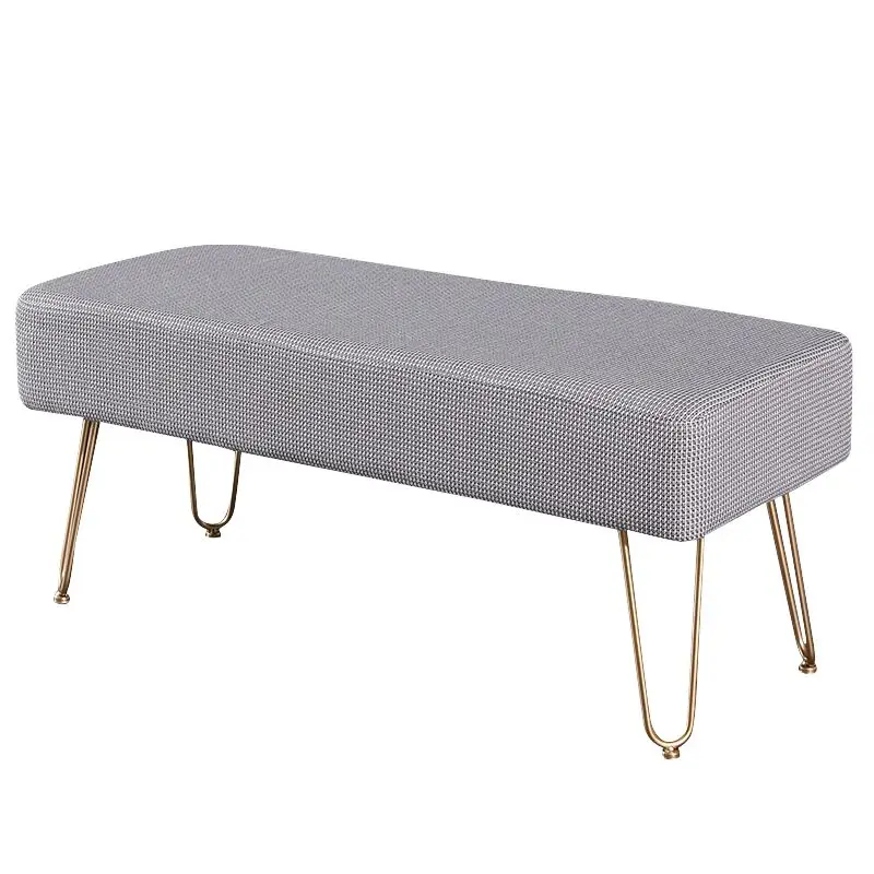 

European bedroom bed end stool shoes bench simple modern clothing store cloakroom bench Nordic sofa bench