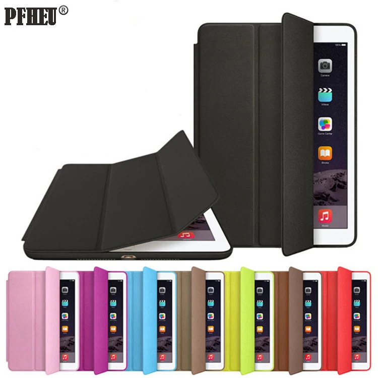 

Smart Case For ipad 4 3 2 ,PFHEU PU Leather Cover Auto Sleep protective shell for apple ipad 3 For ipad2 For ipad4 Case