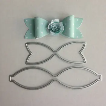 

Bow Ties Stitched Metal Cutting Dies Cut Practice Hands-on DIY Cards Scrapbooking Metal Stencil Cut Dies Christmas Cutting Die