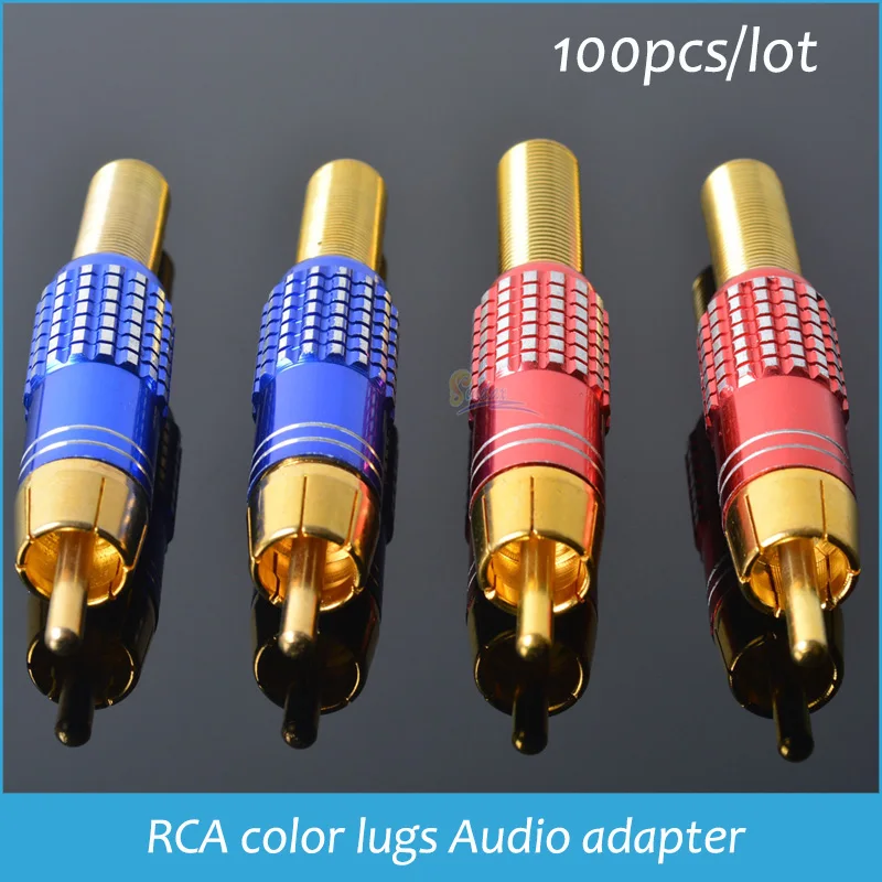 Buy Sindax Colored RCA Plugs Audio Adapter Plug