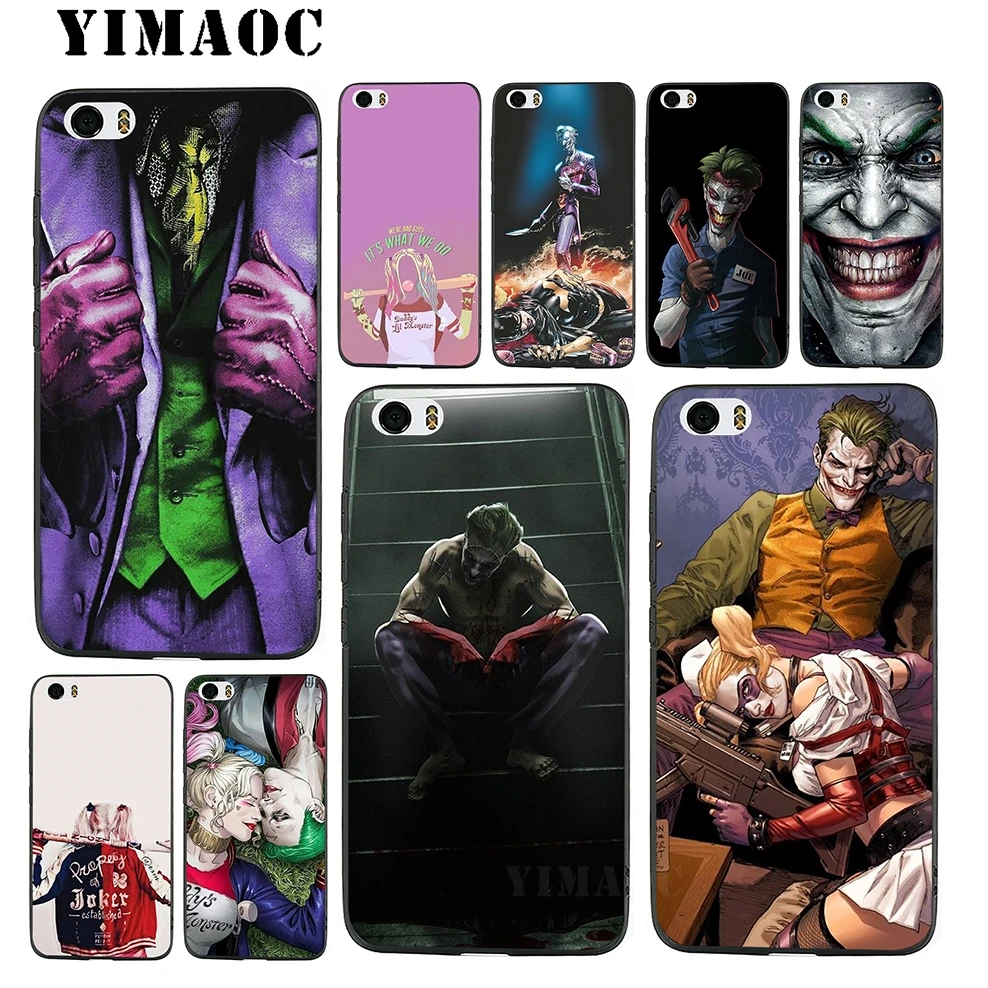YIMAOC Joker and Harley quinn Soft Silicone Case for Xiaomi Redmi 6 Note 4X 4A 5A 5 Plus MiA1 A2 Pro Lite Mi 8 A1 |
