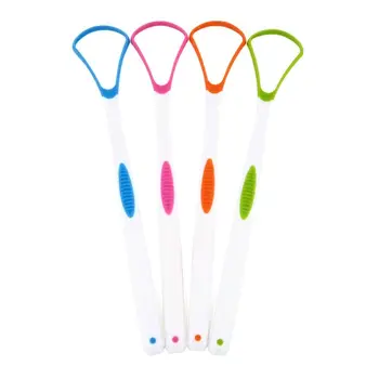 

1PC Tongue Scraper Clean Oral Hygiene Dental Care Freshener Cleaner Brush Tool Tongue Cleaner