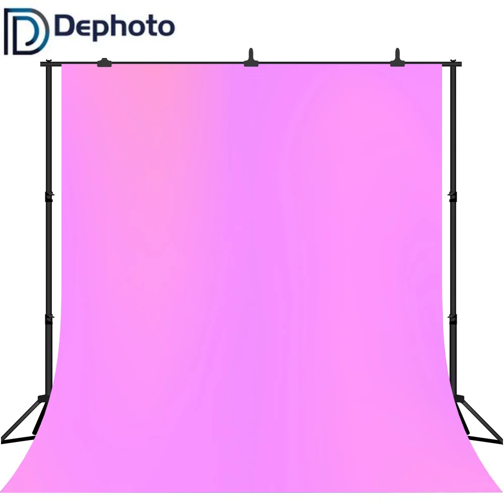 DePhoto градиентный розовый однотонный фон для фотосъемки детей на день рождения