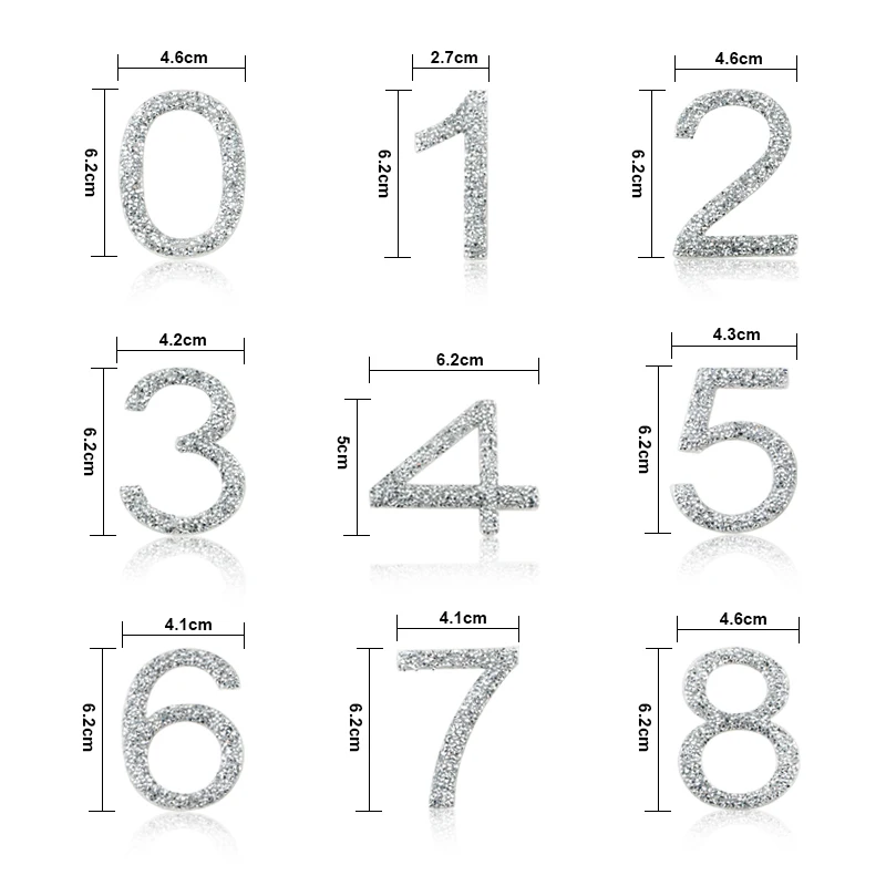 

Numeral Resin Patches for Clothing Hot fix Applique Clothes Shoes Bags Decoration Iron on Patch DIY Apparel