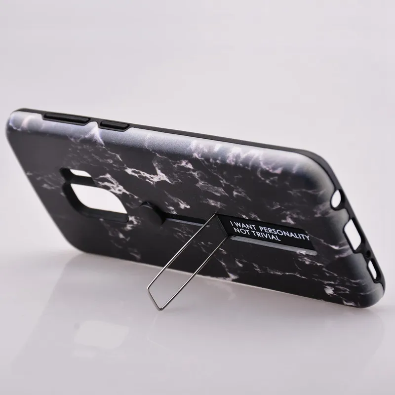 Ollivan Marble Case Phone Stand Holder Silicone Case For Samsung Galaxy S8 S9 Plus Note 8 9 S7 Edge J8 J6 J4 A5 A7 A6 Plus 2018 A5 2017 (3)