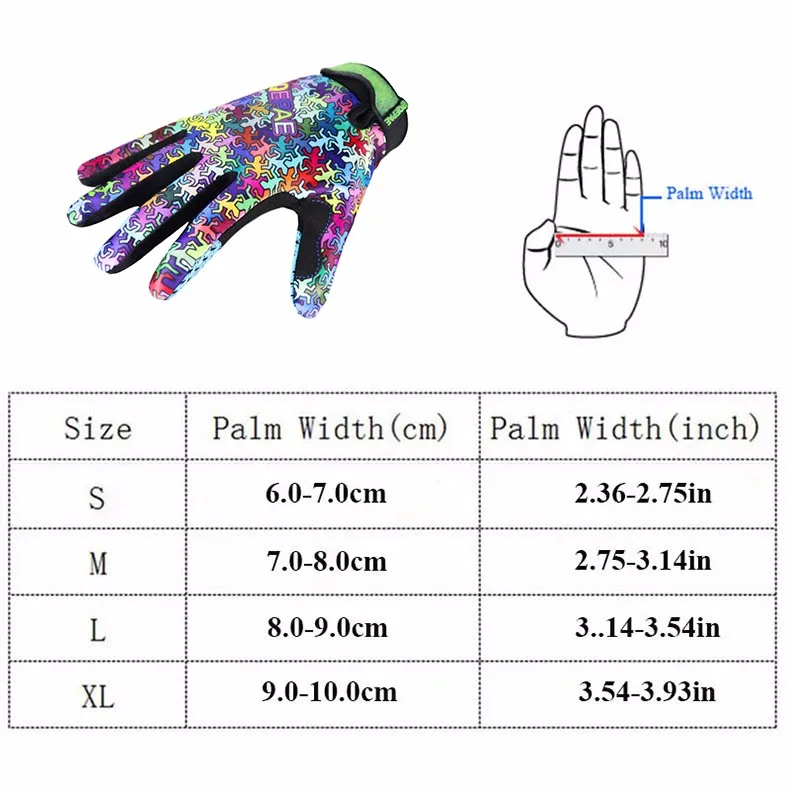 Qepae, регулируемые велосипедные перчатки, противоскользящие перчатки на полный палец, ящерица, мужские, женские, велосипедные, противоударные, теплые перчатки, цветные, зимние