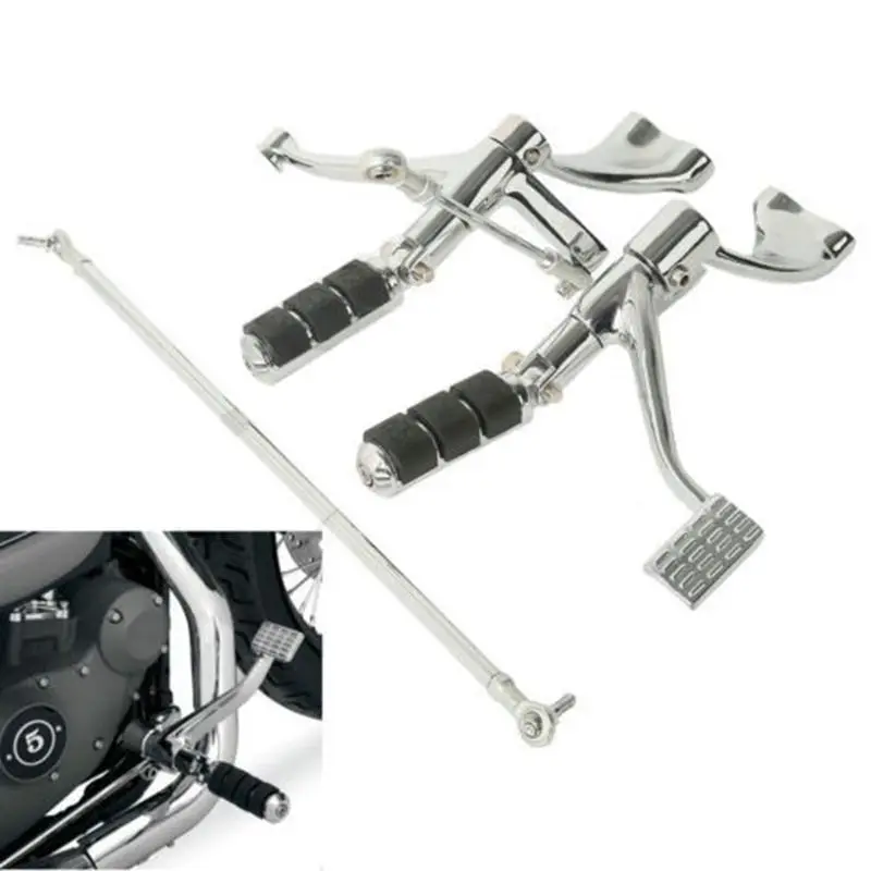 Chrom Forward Controls Complete Kit with Pegs Levers Linkages For