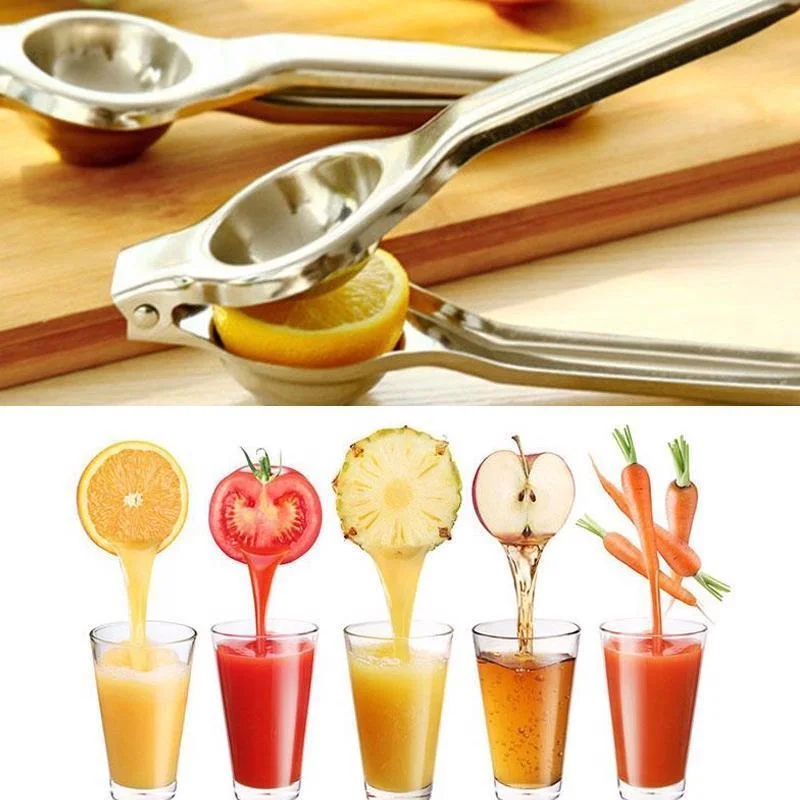 

1PCS Fashion Stainless Steel Hand press Lemon Squeezer Juicer Orange Citrus Press Juice Fruit Lime Kitchen Tools