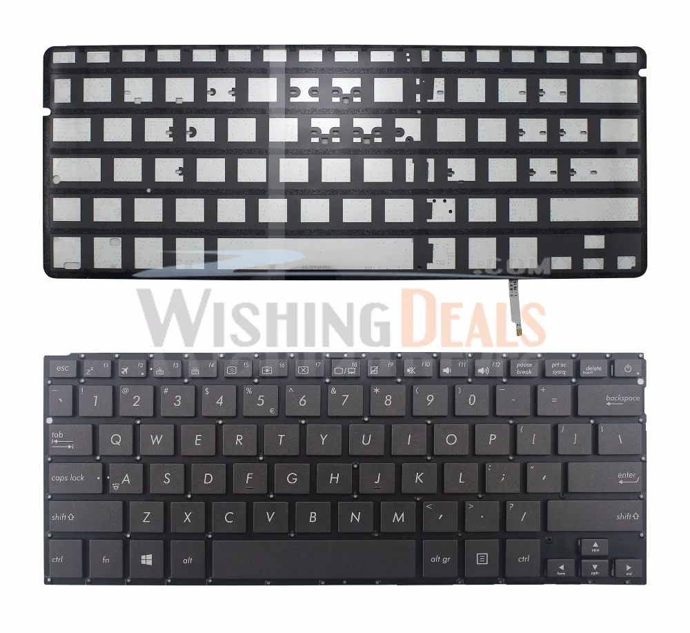 Новая клавиатура для ASUS ux303 ux303la 0KNB0-3631UI00 с раскладкой US UI коричневая подсветкой |