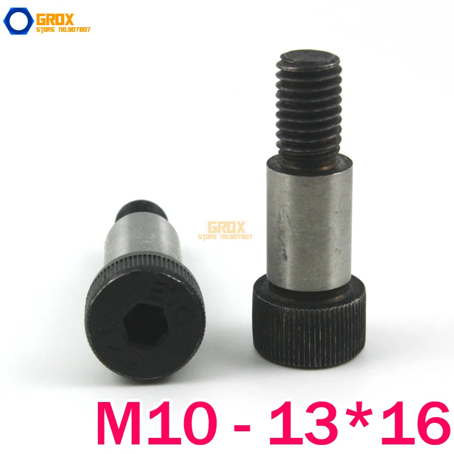 

4 Pieces M10 Threaded 13*16mm 12.9 Grade Alloy Steel Hexagon Socket Head Shoulder Screw Bolt