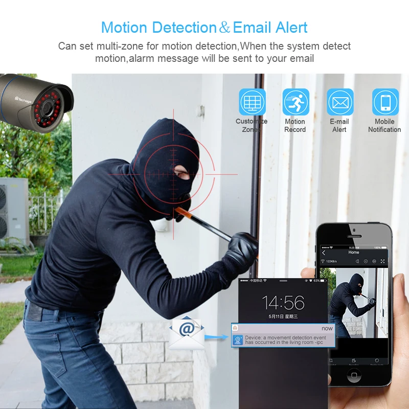  Techage 8CH 1080P Wireless Security Camera System 12