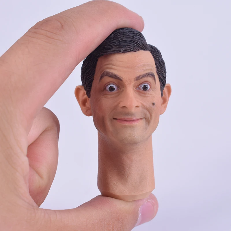 1/6 масштаб аксессуары на заказ голова Лепка Резьба Мужской KUMIK 13 81 Mr.Bean F 12 &quotPhicen
