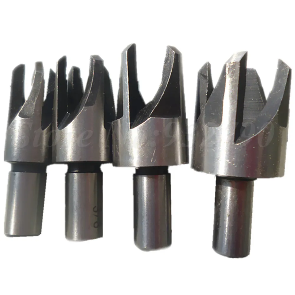 Buy 4pc Carbon Steel Carpentry Wood Plug Cutter