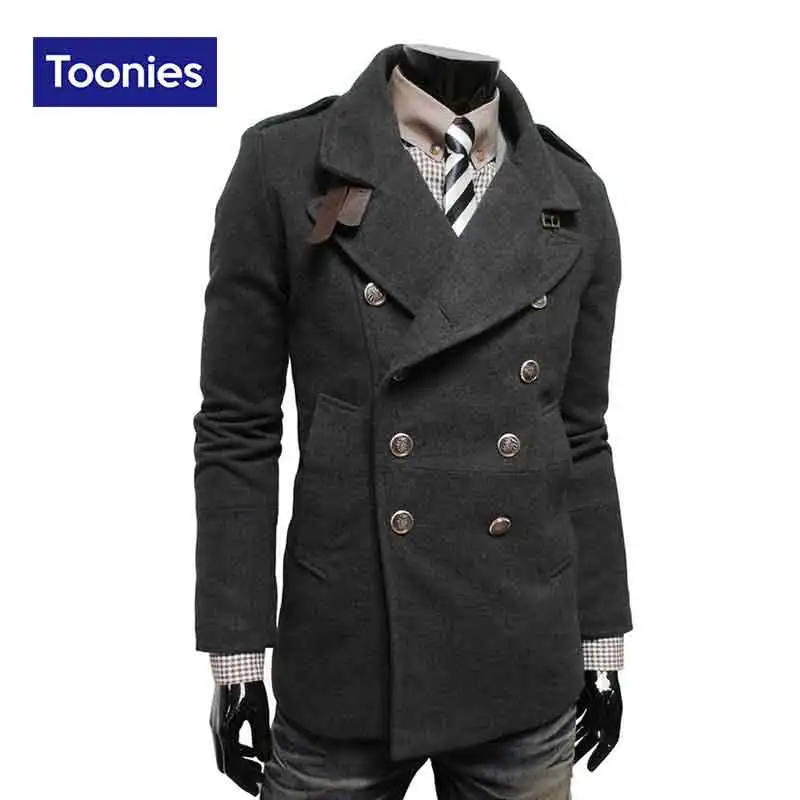 Popular Double Breasted Men Coat-Buy Cheap Double Breasted