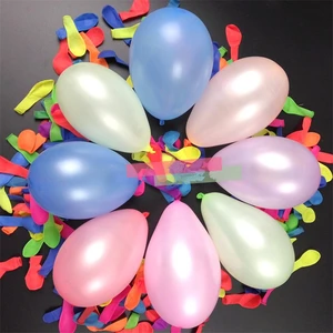Image 4 - 100 יח\חבילה קישוט Ballons קישוט החתונה יום הולדת מסיבת ילד מקלחת תינוק צבע אקראי Suppliey לטקס בלוני מים
