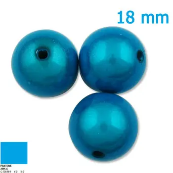 

2013-2014 Colors Trend Top Quality 18mm Round Miracle Beads,Bitingly blue,Sold per pkg of 170PCS