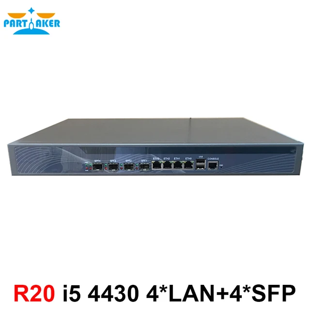 Cheap Hardware firewall 1U server with 4 SFP intel i350 4*82574L Gigabit lan Intel Core i5 4430 3.0Ghz ROS Wayos etc 2G RAM 8G SSD Cheap Hardware firewall 1U server with 4 SFP intel i350 4*82574L Gigabit lan Intel Core i5 4430 3.0Ghz ROS Wayos etc 2G RAM 8G SSD