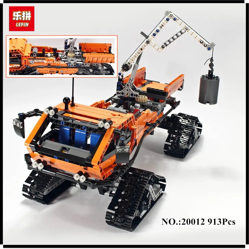 

IN STOCK New 913pcs Lepin 20012 Technic Series Mechanical Group The Polar Adventure Vehicle Building Blocks Bricks Set Toys42038