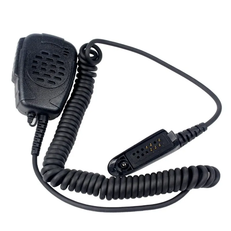 10pcs NEW Handheld Microphone Mic Speaker Waterproof Black for Radio