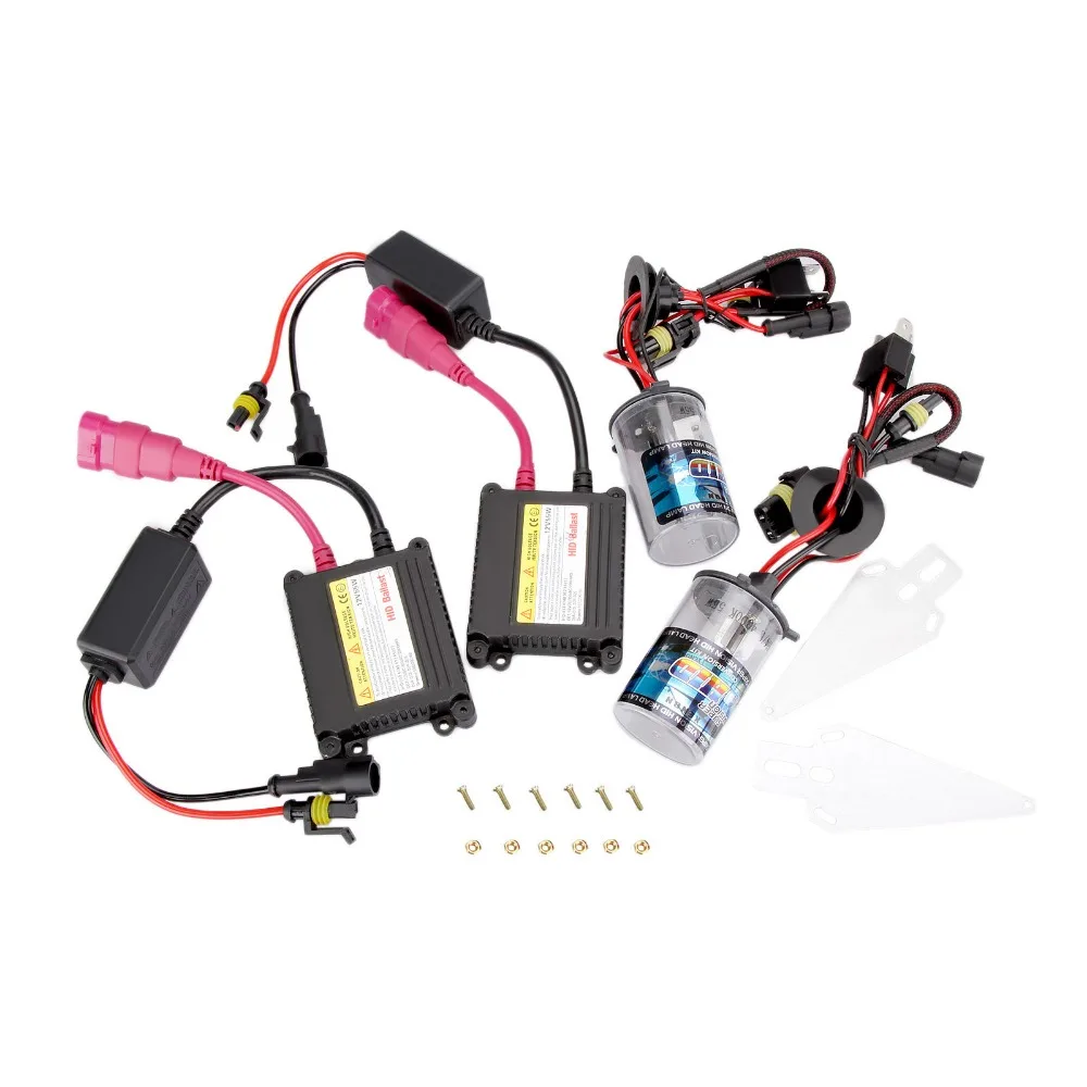 55W 4300K 5000K HID комплект для установки фар лампы с балластом | Автомобили и мотоциклы