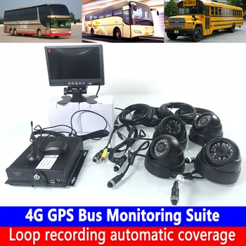 

Wide voltage DC8V-36V HD anti-vibration anti-jitter stable SD card host 4G GPS bus monitoring set train / ship / private car