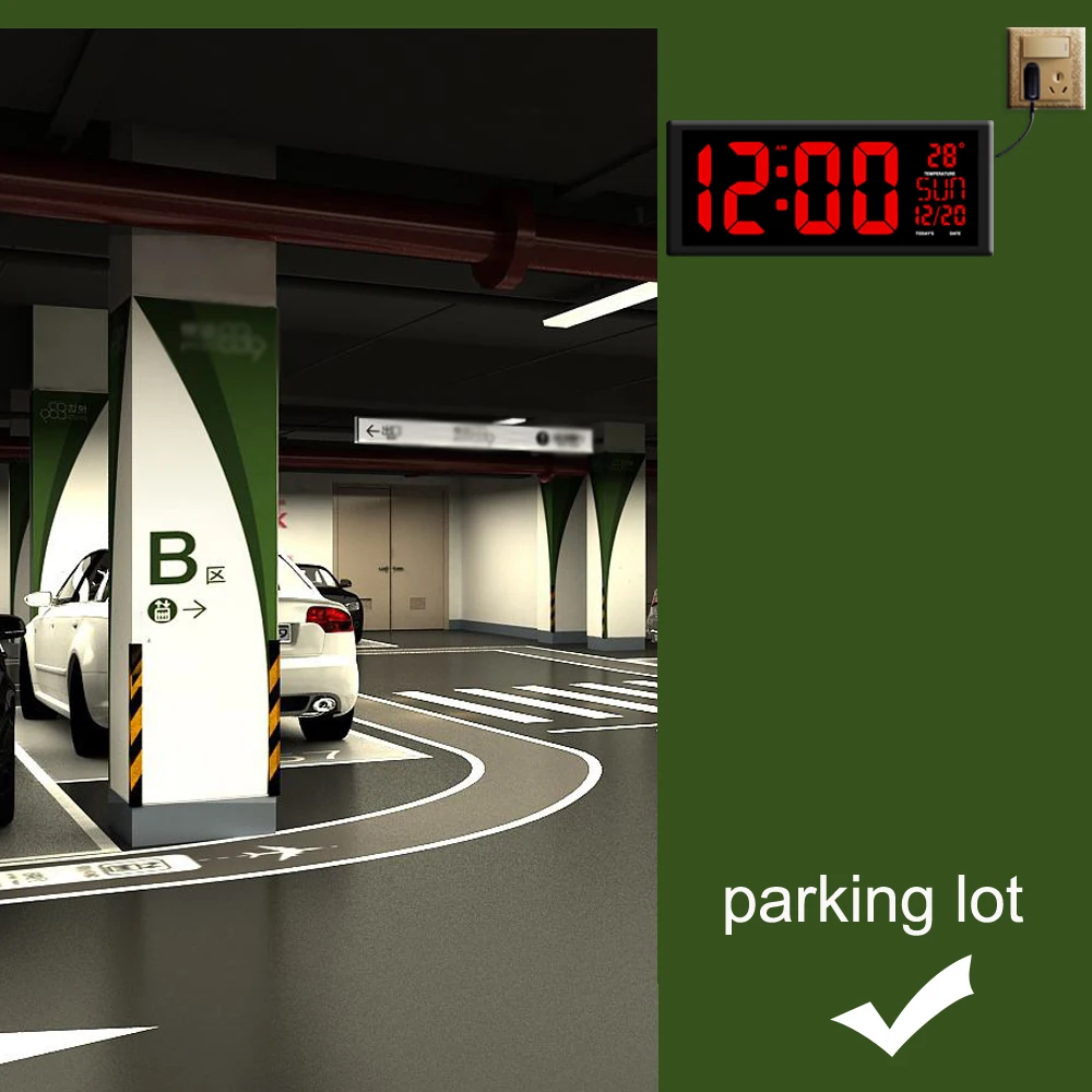 Nuevo reloj de pared LED rojo TXL, reloj de mesa, decoración de oficina de doble uso USB diseño moderno relojes grandes para el hogar grandes dígitos enchufe UE/EE. UU. Nuevo reloj de pared LED rojo TXL, reloj de mesa, decoración de oficina de doble uso USB diseño moderno relojes grandes para el hogar grandes dígitos enchufe UE/EE. UU.