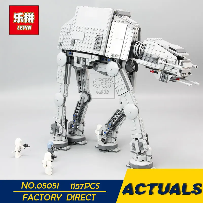 

LEPIN 05051 Star Series Wars Force Awaken The AT-AT Transportation Armored Robot 75054 Building Blocks Bricks Educational Toys