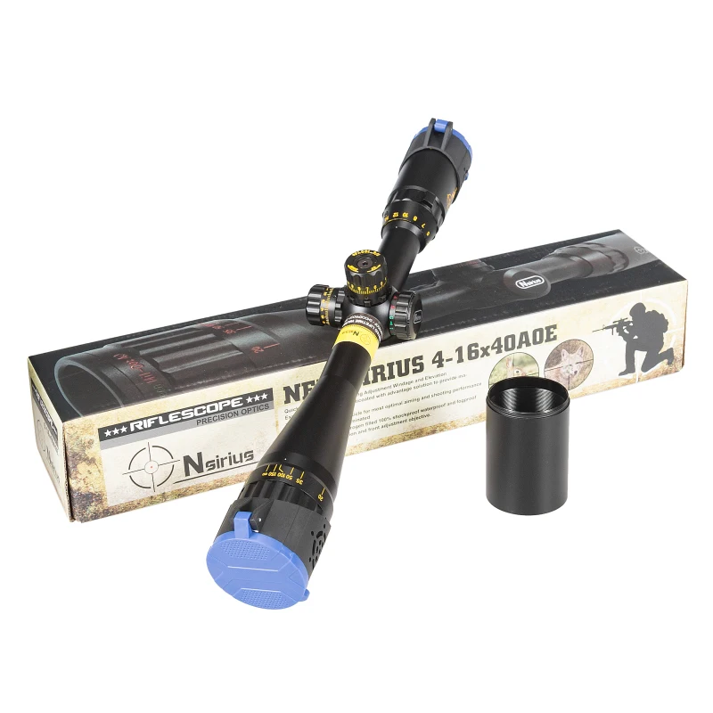 

Nsirius Optical Scope 4-16x40 High Quality Brand Sniper Hunting Picatinny Rail Scope Mounts Hunting Scopes Tactical Riflescope