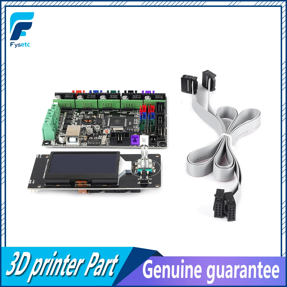 

Gen L v1.0 Integrated Mainboard Gen-L V1.0 Board With MINI12864 LCD Display Screen mini 12864 Smart Display Supports Marlin DIY