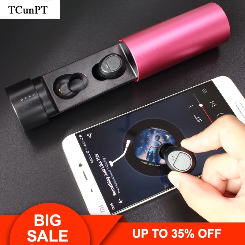 

Genuine New TWS Pull-type Charging Bin Wireless Bluetooth Headset 5.0 Stealth Mini Earphones Waterproof Sport Running Earpone