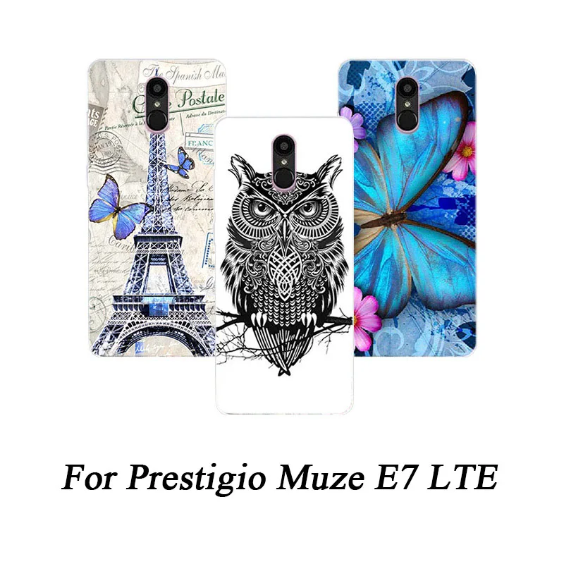 Мягкий Силиконовый ТПУ чехол для Prestigio Muze E7 LTE защитный накладка телефона s