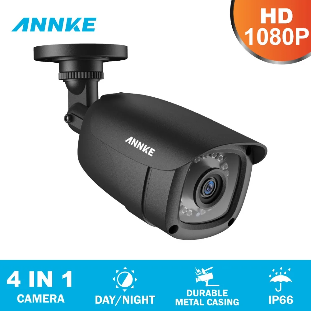 

ANNKE 2MP 1080P 4in1 Security HD Camera IR-Cut Night Vision Audio Recording Video Surveillance System CCTV Waterproof Housing