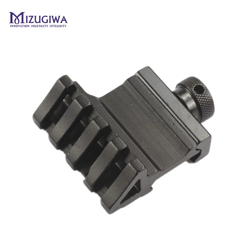 

MIZUGIWA 4 Slot 45 Degree Angle Offset Fit 20mm Weaver Rail Mount Adapter Quick Release Aluminium Alloy Base Scope Pistol