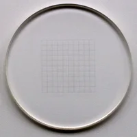 Dia 24mm Stereo Microscope Eyepiece Micrometer Graticule Ruler Ocular Reticle for Olympus Microscope CX23 BX SZX Series 6