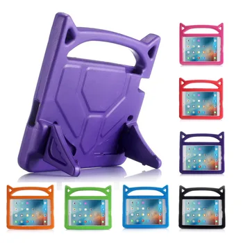 

XSKEMP For iPad Air2 iPad 6 9.7 A1566 A1567 Devil Style Tablets PC Protective Case Kids Non-toxic EVA Handle Stand Cover Cases