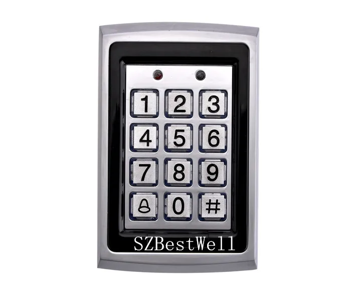 SZBestWell водостойкая металлическая Rfid Клавиатура контроля доступа с 1000 пользователей для RFID дверной системы контроля доступа