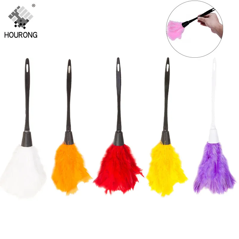 Soft Turkey Feather Duster Anti Static Dust Brush Dusters Car Fan Furniture Cleaner Duster Household Home Cleaning Tools Soft Turkey Feather Duster Anti Static Dust Brush Dusters Car Fan Furniture Cleaner Duster Household Home Cleaning Tools