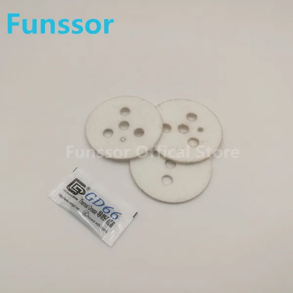 Funssor Diamond Hotend керамический комплект изоляторов с изоляторами и термопастой Алмазная термоизоляция толщина 2 мм