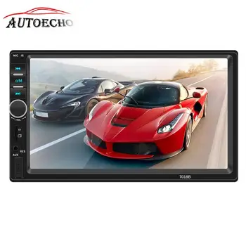 

7" 2 Din Car MP4/MP5 Player Bluetooth 3.0 Android Phone Mirror Link Reverse Image USB/TF/AUX Port Stereo Audio Video Player
