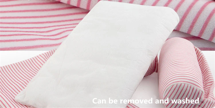 Детские стереотипы подушку для сна позиционер новорожденных ящик типа свободно регулируется анти-смещения хлопок формирование подушку