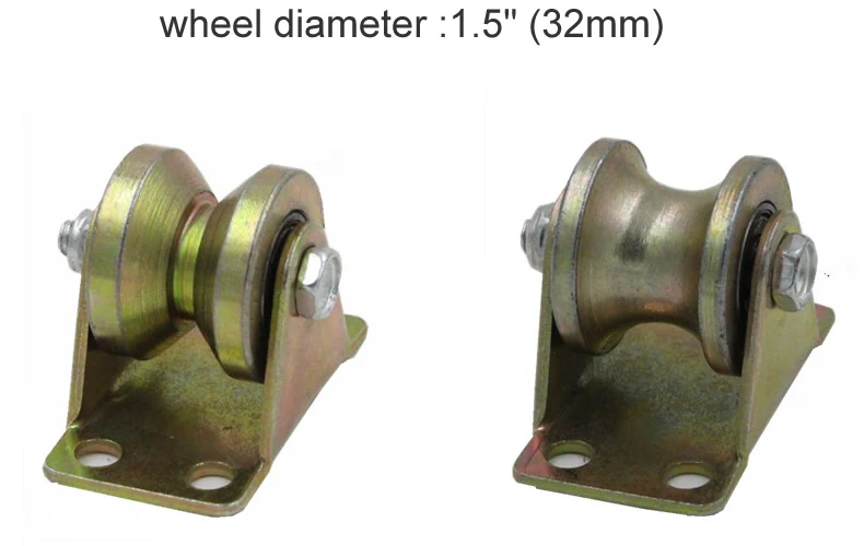 Factory outlets,1.2 inch Cast steel track wheel/pulley,Wire rope bearings/sliding door/Sheave Lifting pulley,Industrial Hardware
