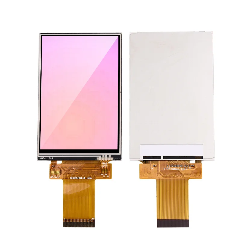 

3.5 inch 40PIN 262K TFT LCD Touch Screen ILI9488 Drive IC 480*320(RGB) 8/16 Bit Parallel SPI Interface for MCU ARM DSP FPGA