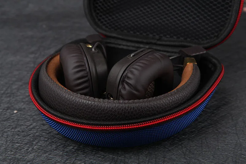 RACAHOO shockproof EVA Headphone Case Portable storage headset bag High Quality Earphone Accessories Zipper Box for Marshall 5