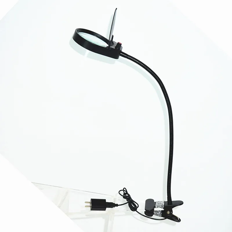 Brightech LightView 3X 10X Magnifying Glass LED Lamp - Lighted Magnifier with Stand & Clamp - for Desk, Sewing Brightech LightView 3X 10X Magnifying Glass LED Lamp - Lighted Magnifier with Stand & Clamp - for Desk, Sewing