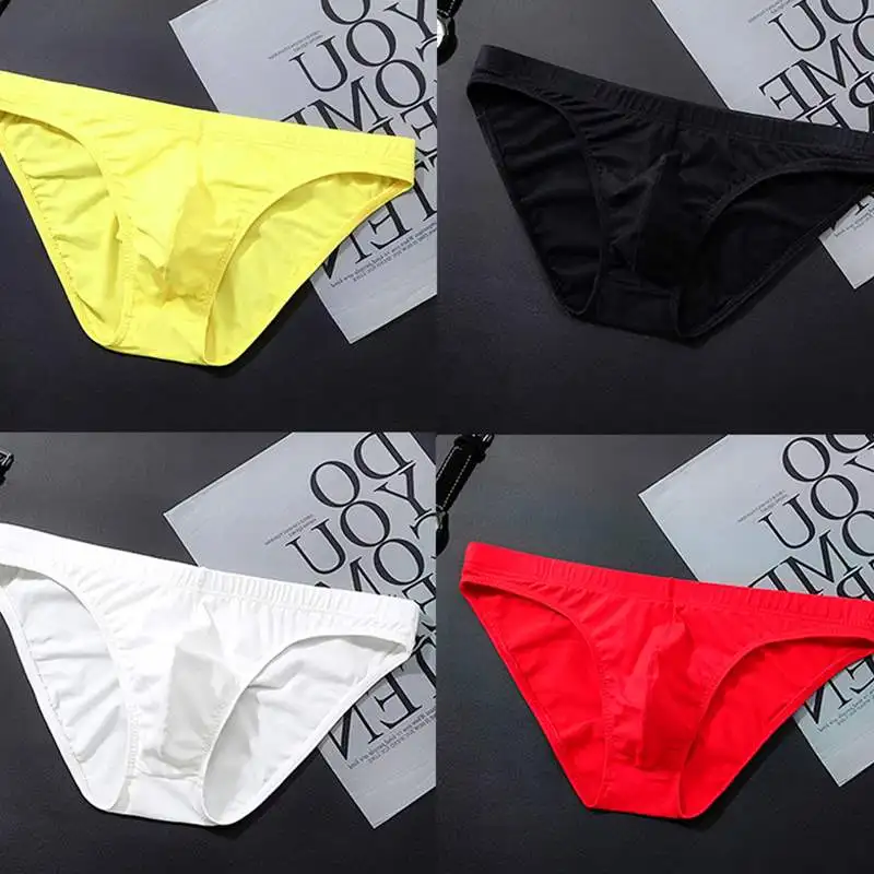 Мужские сексуальные трусы брифы мужские s хлопковые Masculina U Pouch с низкой посадкой