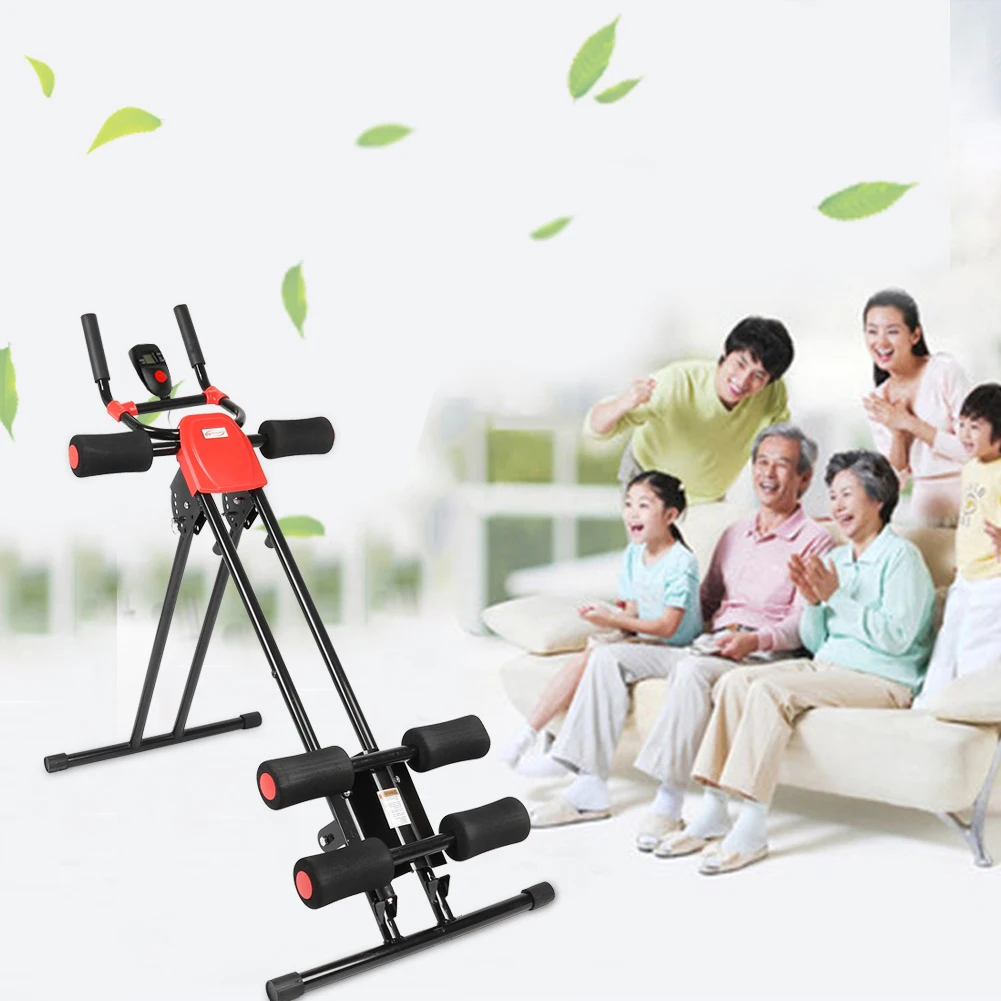 

2019 Newest AB Glider Trainer Rail Cruncher Abdominal device lose weight machine Roller Smart Machine Gym Home ABS fitness Tools