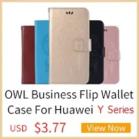 OWL Business Flip Wallet Case For Huawei Y Series