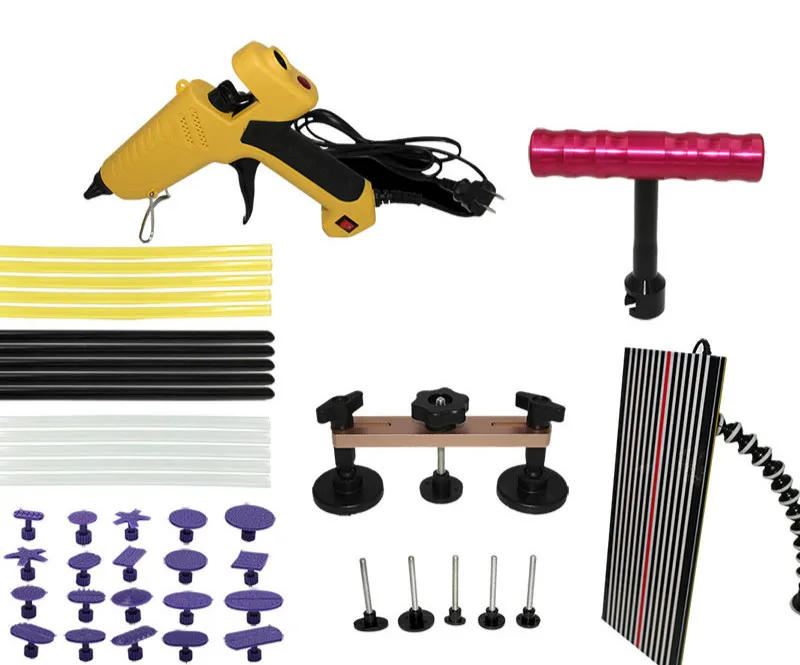 

Car Body Report Kit Cool Dreading set dent repair tool PDR TOOL bridge glue gun wholesale inspection board