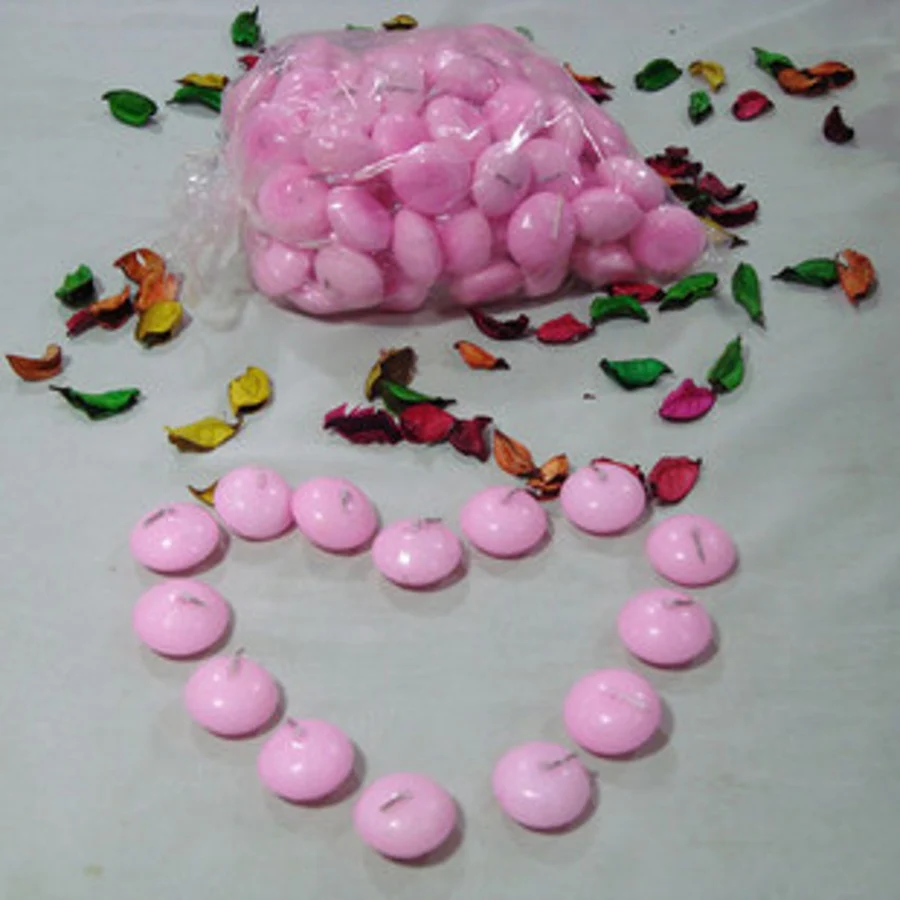 

Water Floating Candles Scented Wedding Decoration Pink Candle Romantic Flottante Bougie Parfum Mini Candles Aromatherapy 50K401