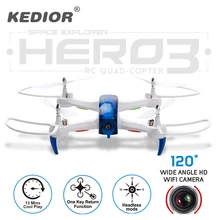 2017 New Hero3 font b Rc b font Drone with WiFi Camera HD 720P Real time